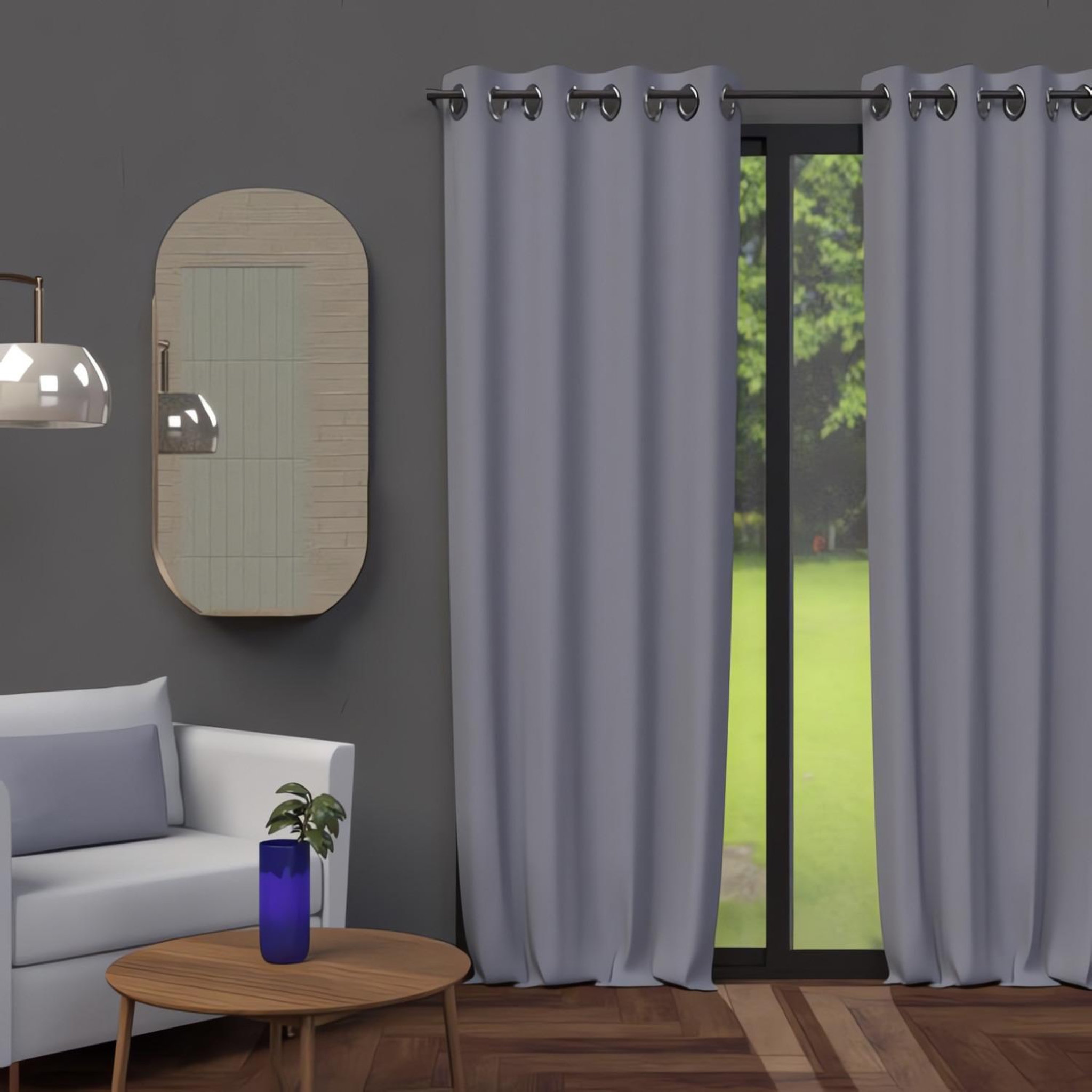 Voir la diapositive 2 : SOLEIL D'OCRE Rideau à oeillets occultant, par soleil d'ocre