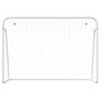 Voir la diapositive 3 : VIDAXL But de football et filet blanc 214x75x152 cm acier et polyester