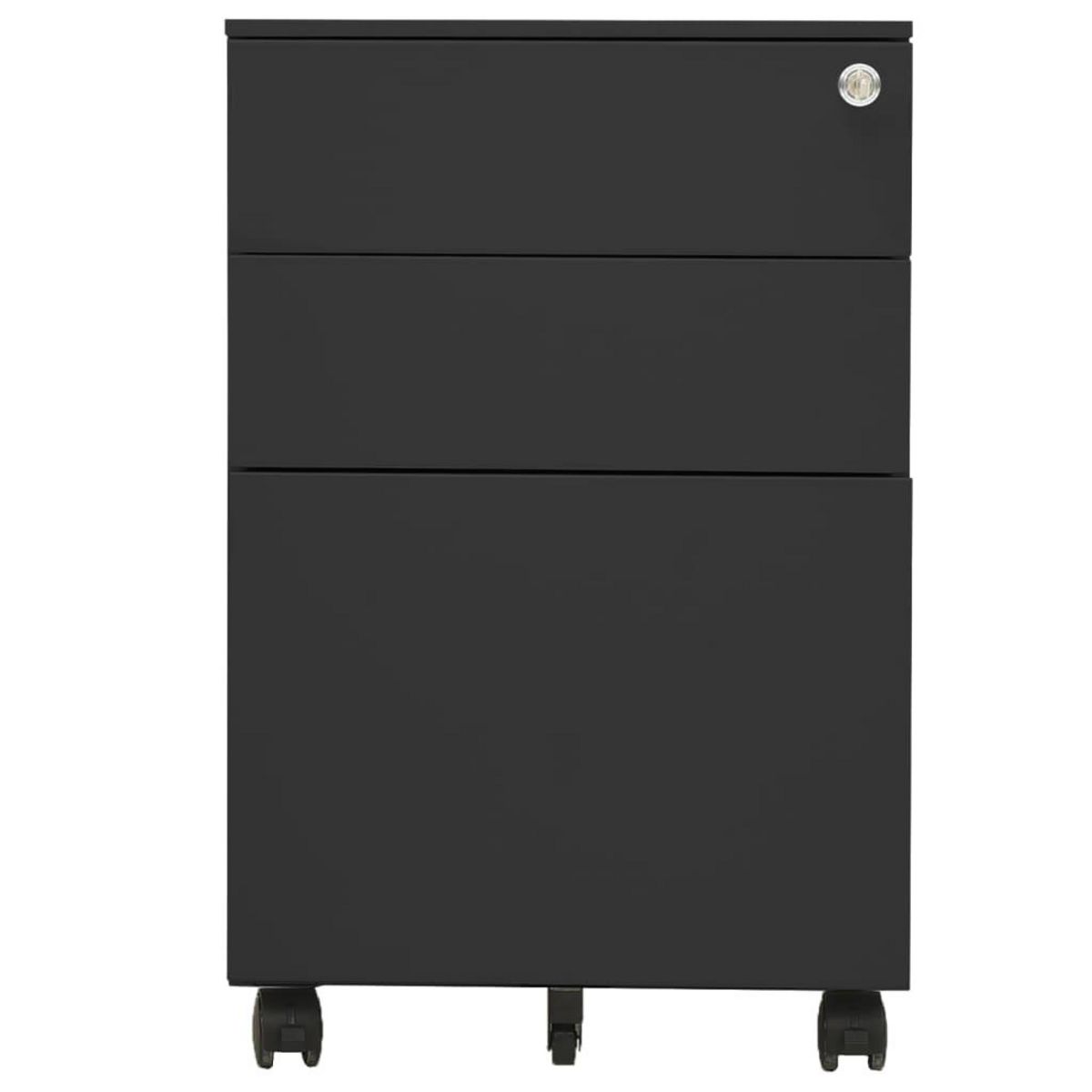 VIDAXL Classeur mobile Anthracite 39x45x60 cm Acier