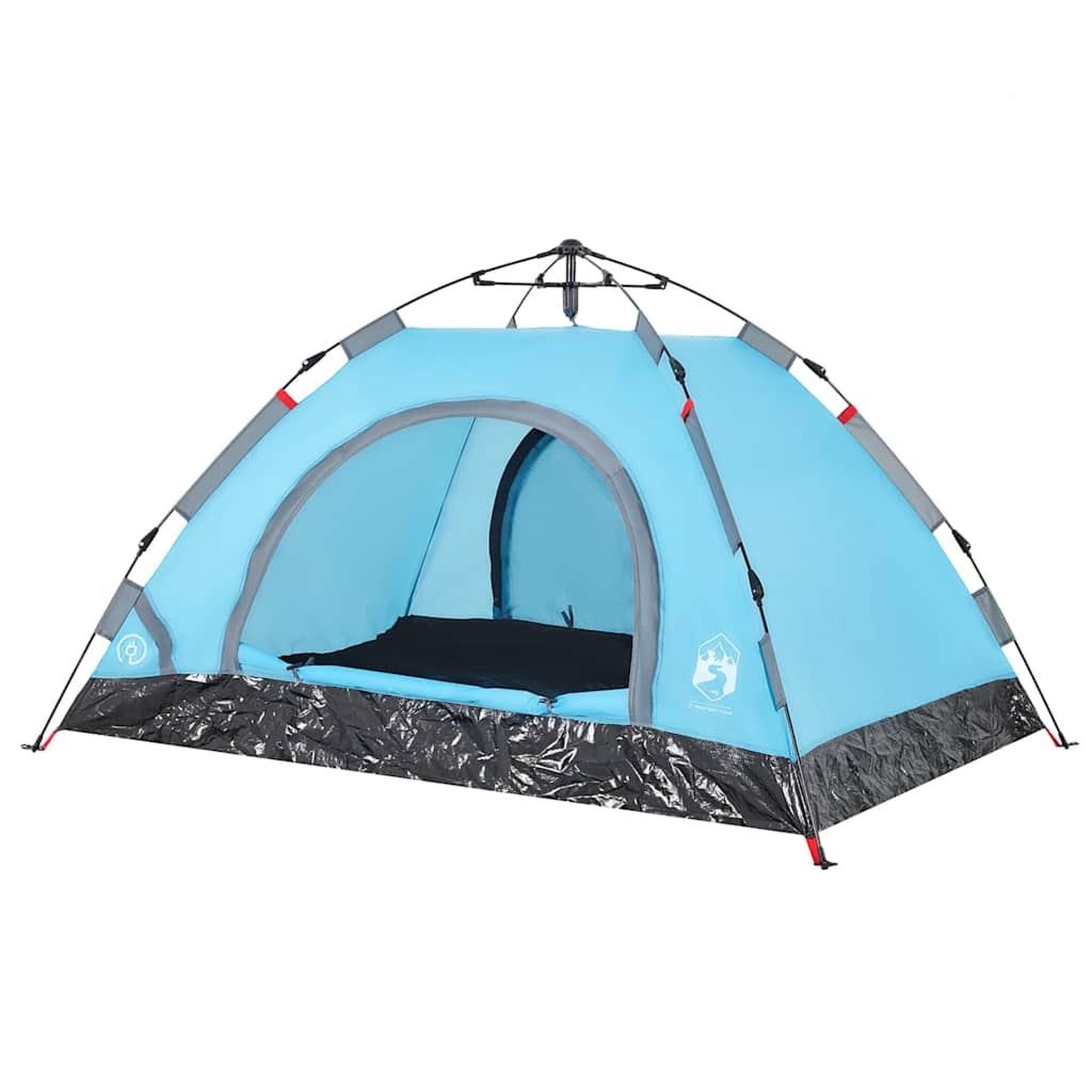 Voir la diapositive 4 : VIDAXL Tente de camping 2 personnes bleu liberation rapide