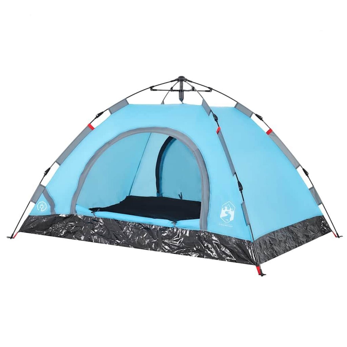 VIDAXL Tente de camping 2 personnes bleu liberation rapide