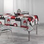 Voir la diapositive 2 : Paris Prix Nappe Imprimée  Auberge  150x240cm Rouge