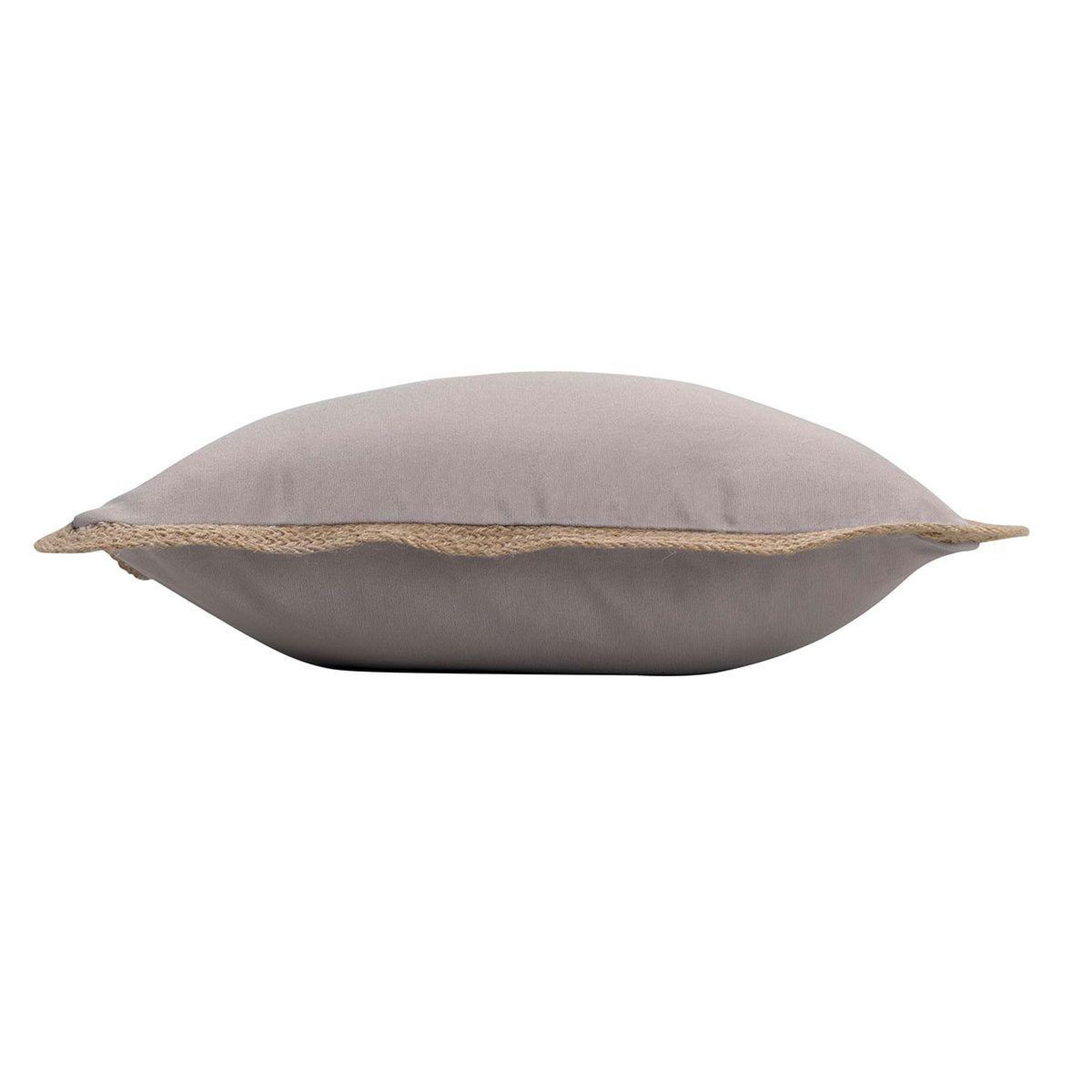 Voir la diapositive 2 : Douceur d'Intérieur Coussin déco carré  kelonia  40x40cm gris