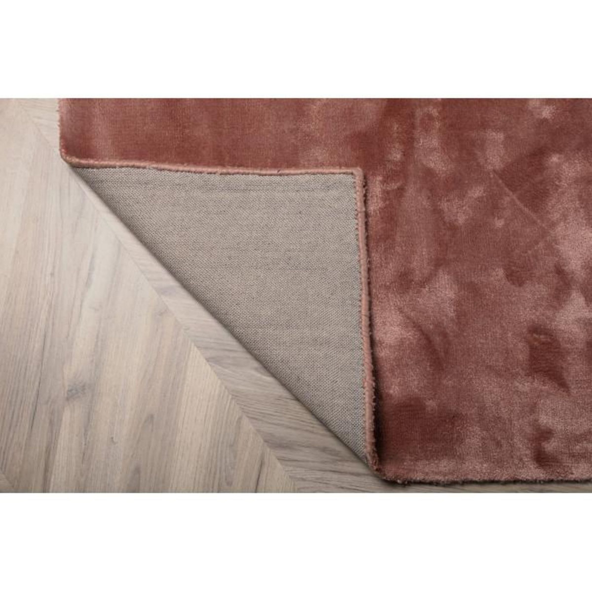 Paris Prix Tapis Déco  Indra  251x352cm Rose Poudré