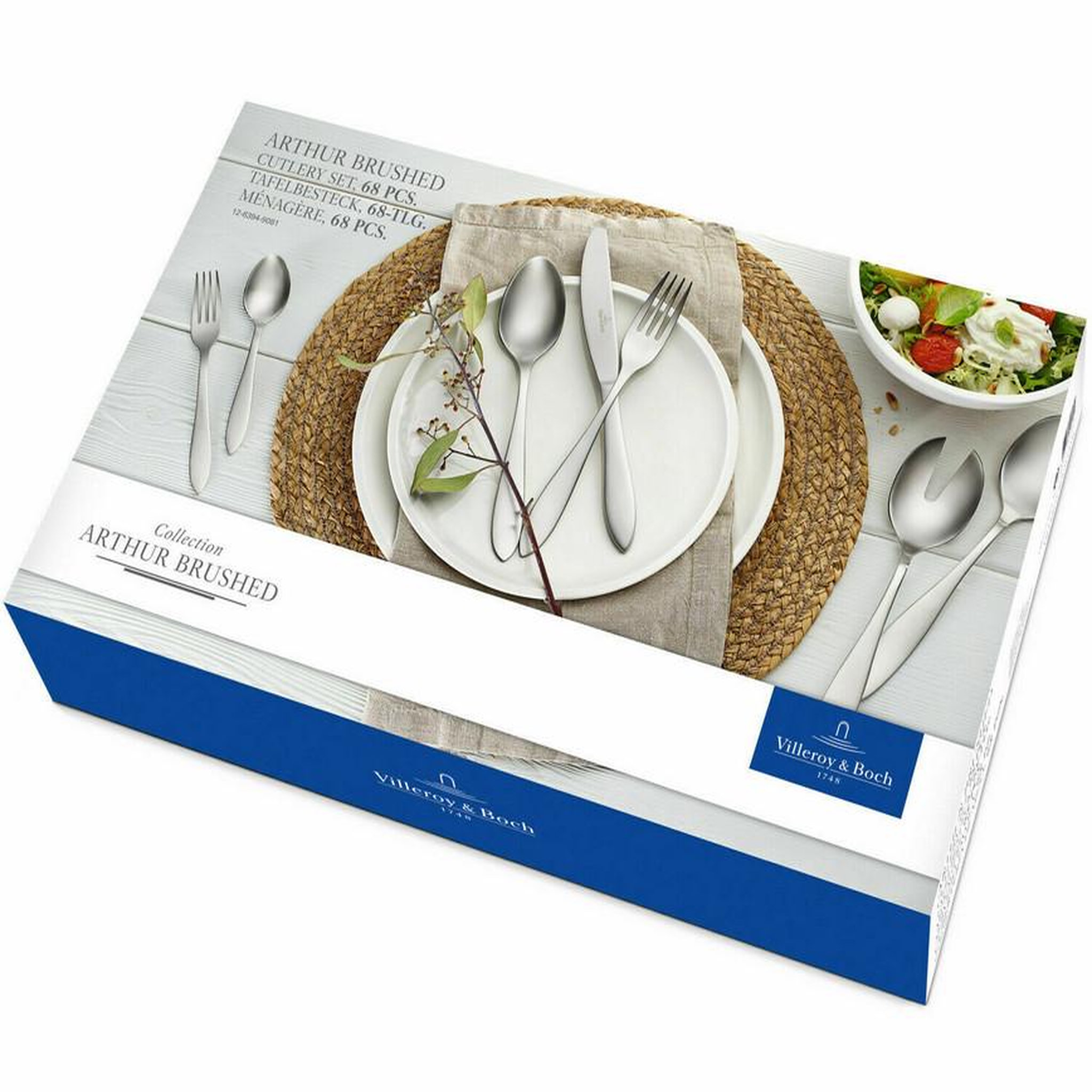 Voir la diapositive 2 : VILLEROY & BOCH Ménagère 68 pièces inox - 12-6394-9081