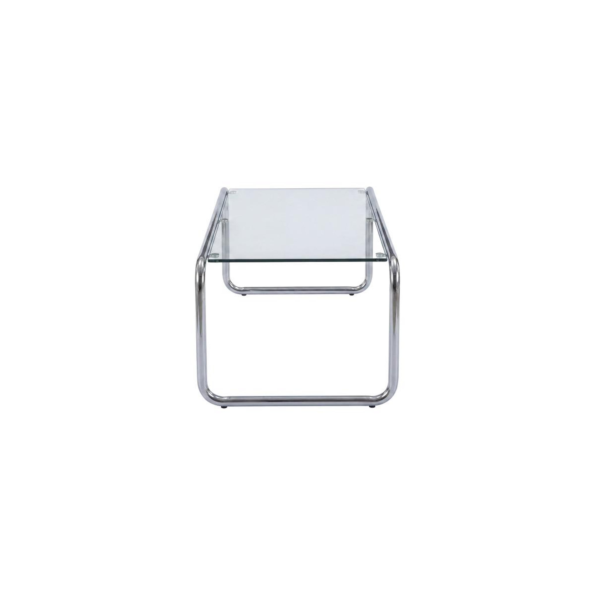 Voir la diapositive 3 : Paris Prix Table basse en verre  saturnus  120cm transparent & argent
