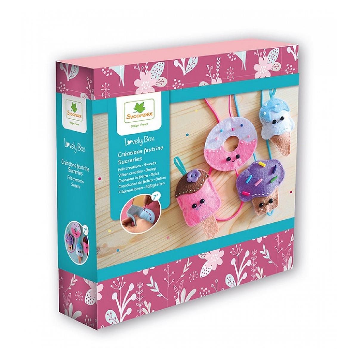 Au Sycomore Lovely Box Creations feutrine sucreries