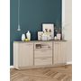 Voir la diapositive 2 : Enfilade 3 portes 2 tiroirs L184cm CITY
