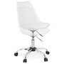 Voir la diapositive 6 : Paris Prix Chaise de Bureau Design  Amidon  81cm Blanc