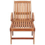 Voir la diapositive 5 : VIDAXL Chaises longues lot de 2 avec coussin beige Bois de teck solide