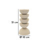 Voir la diapositive 5 : Paris Prix Chandelier Design  Dune  15cm Crème