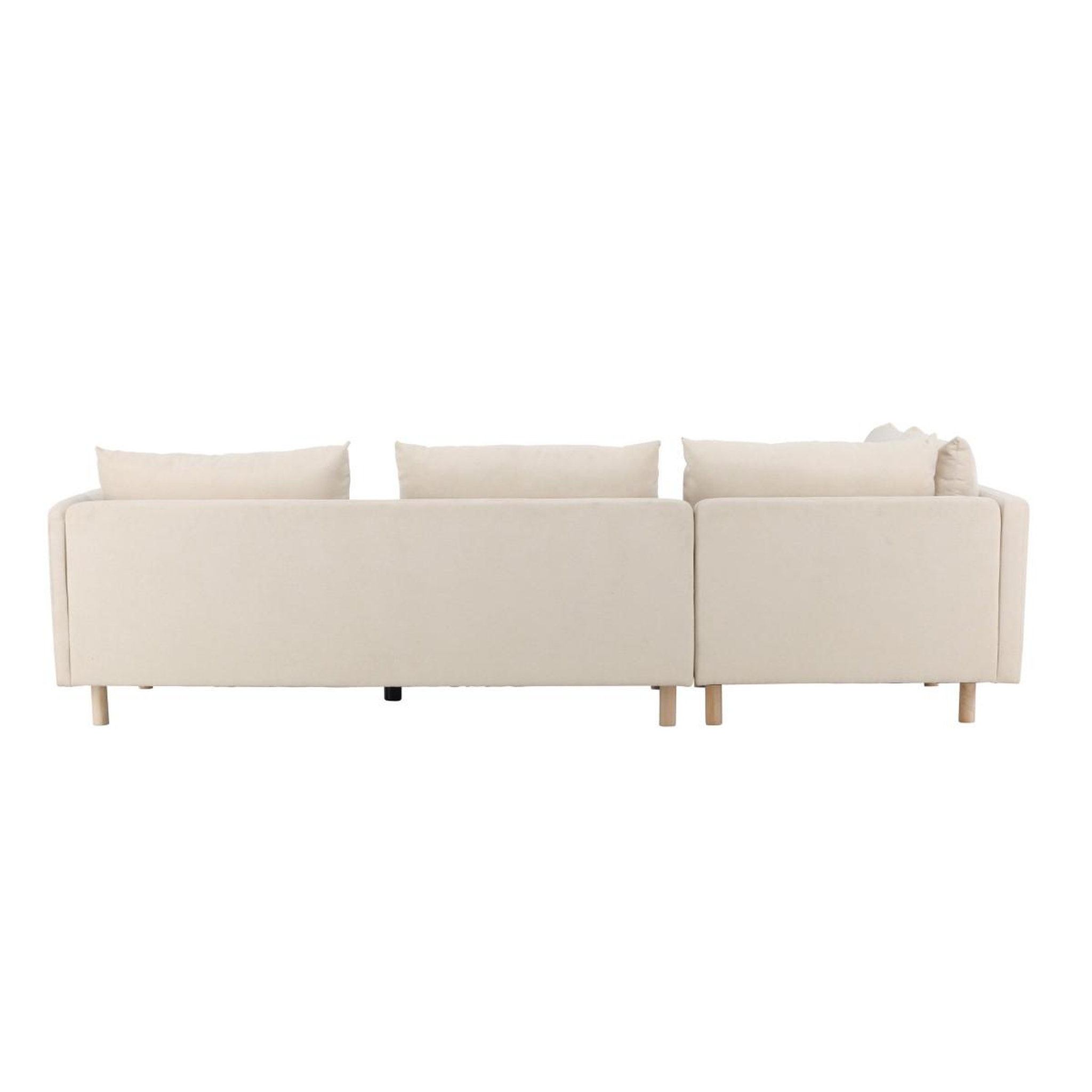 Voir la diapositive 6 : Paris Prix Canapé d'angle gauche  zero  295cm beige