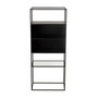 Voir la diapositive 2 : Paris Prix Étagère en Métal  Maryanne  132cm Noir
