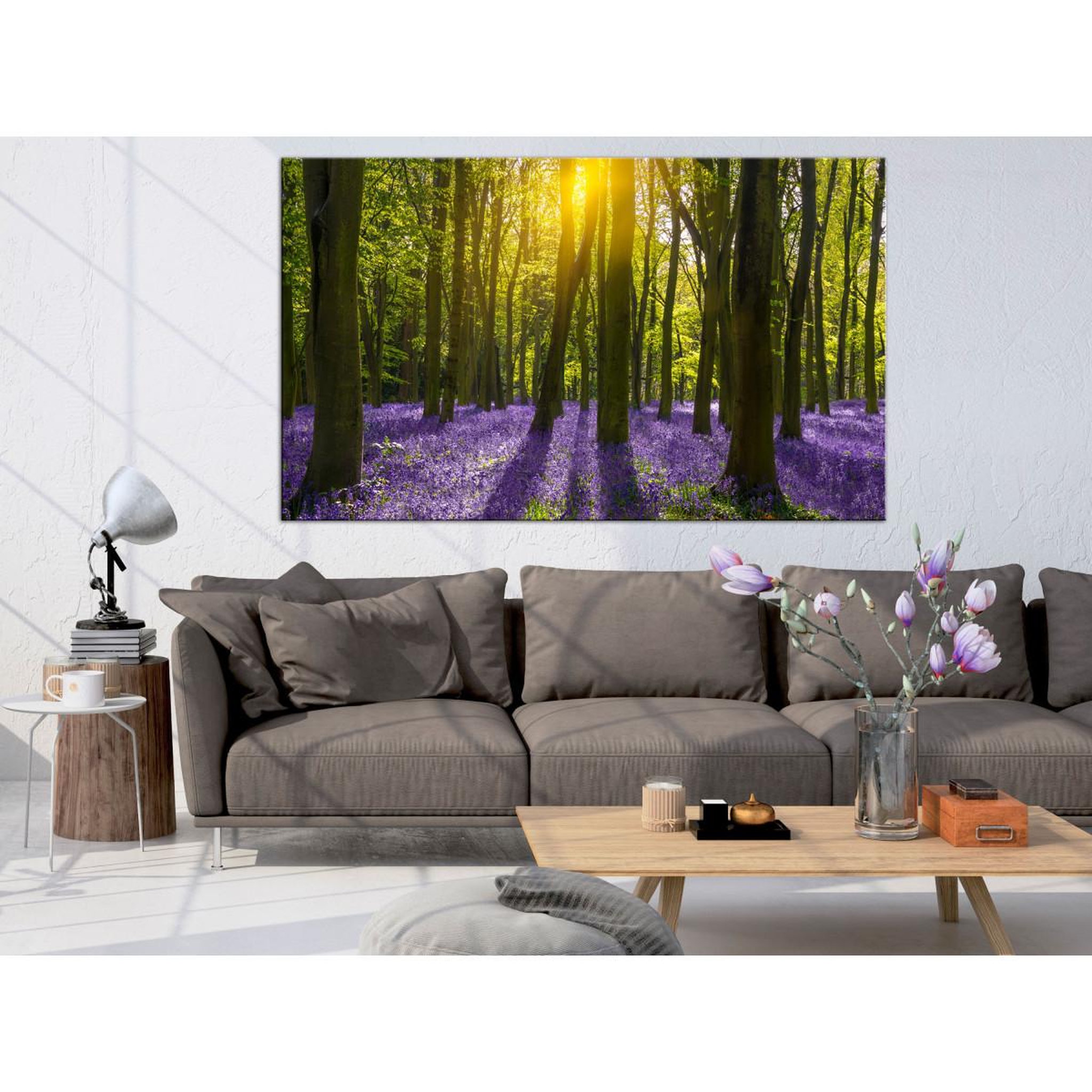 Voir la diapositive 2 : Paris Prix Tableau imprimé  hyacinth field narrow