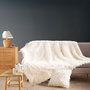 Voir la diapositive 4 : Paris Prix Plaid XXL Imitation Fourrure Polaire  Mouton  220x240cm Naturel