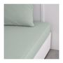 Voir la diapositive 3 : Today Drap housse TODAY Essential - 140 x 200+30 cm - 2 personnes - 100% Coton uni - Celadon