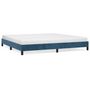 Voir la diapositive 2 : VIDAXL Cadre de lit sans matelas bleu fonce 200x200 cm velours