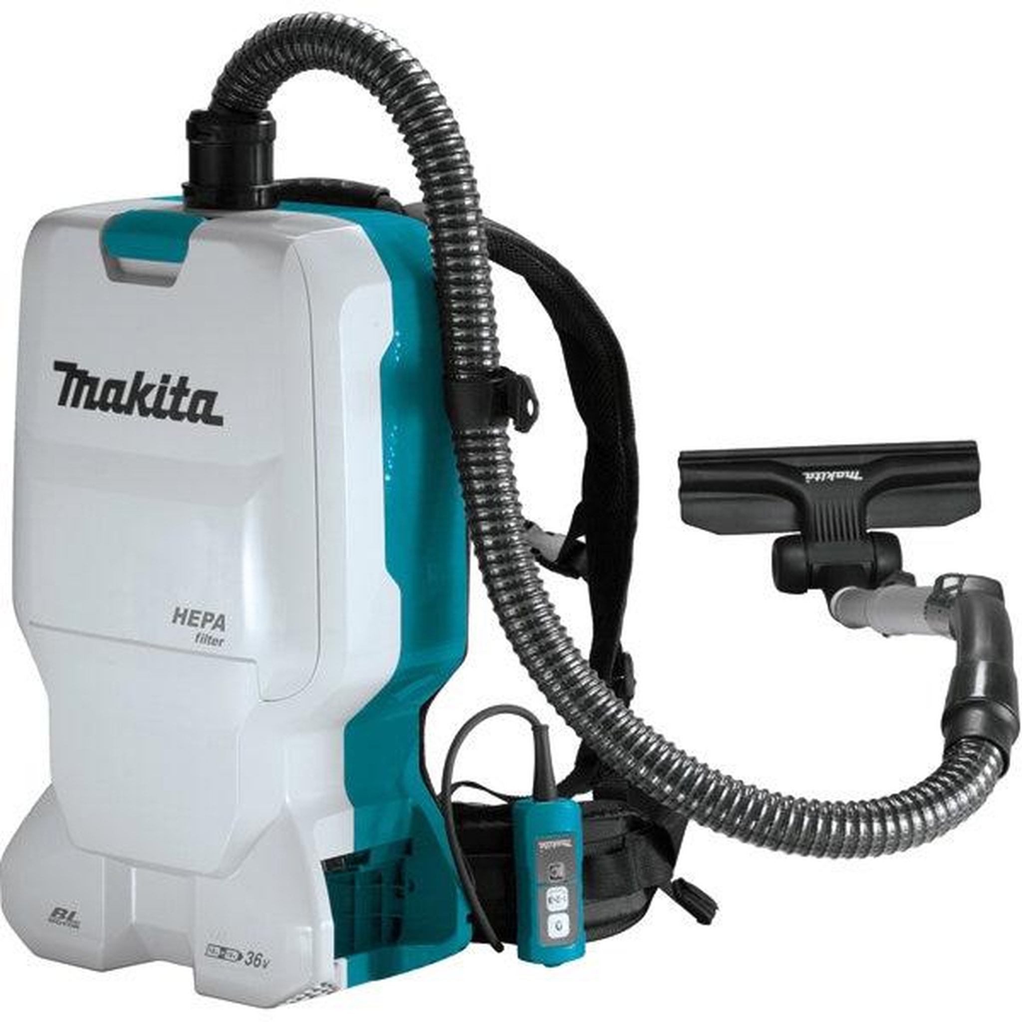 MAKITA Aspirateur 36v = > 2 x 18v li-ion 110 mbar (sans batterie ni chargeur)
