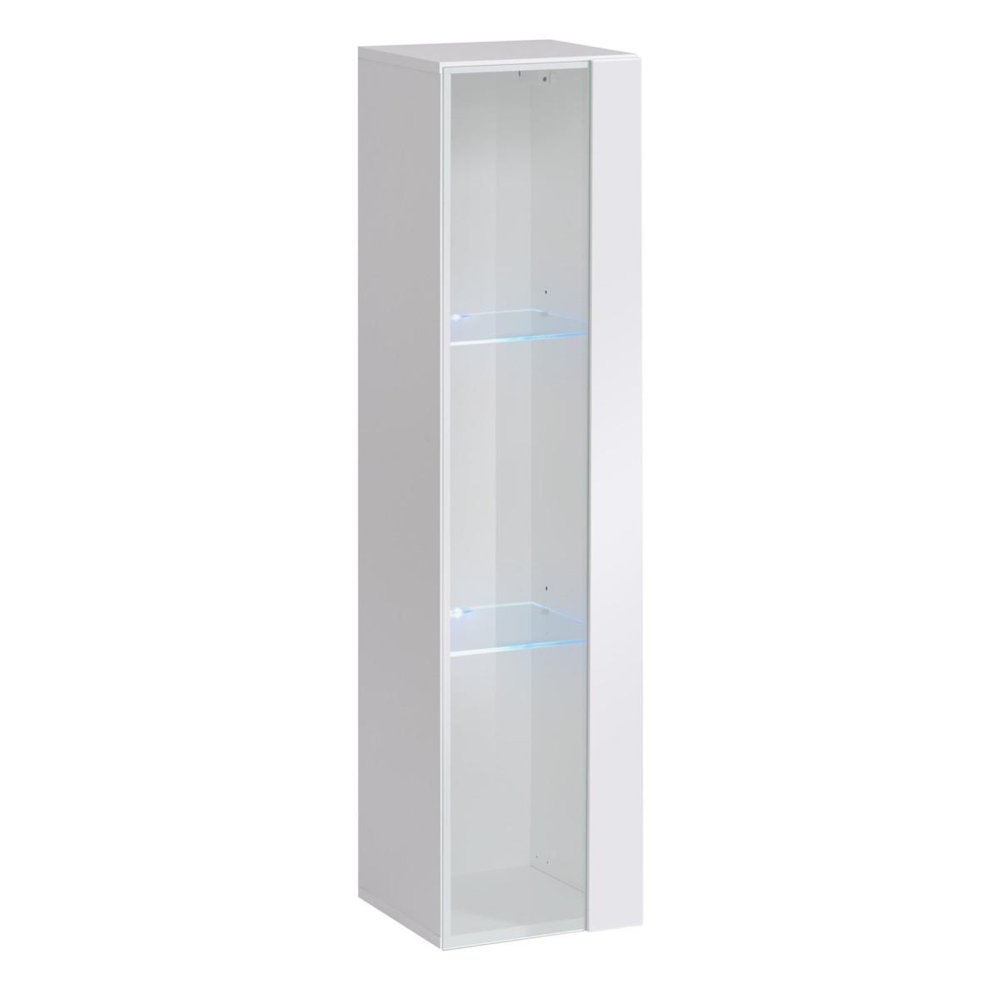 Paris Prix Vitrine murale led  switch  120cm blanc