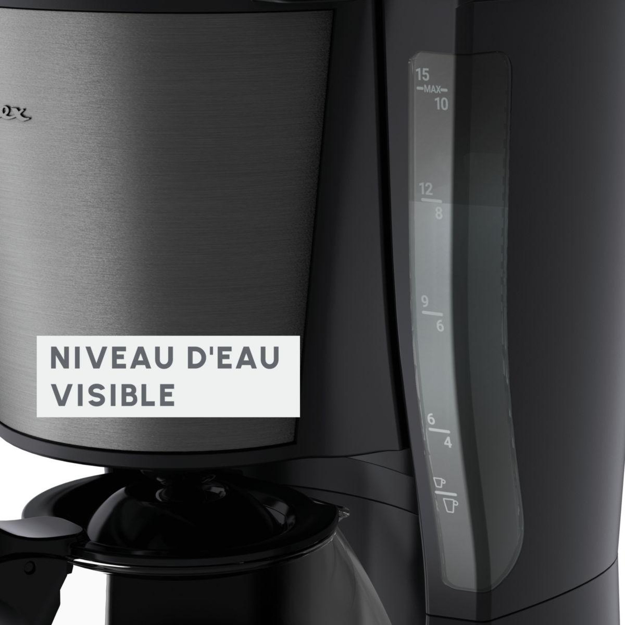 Voir la diapositive 5 : MOULINEX Cafetière filtre fg5s08e0 subito noir