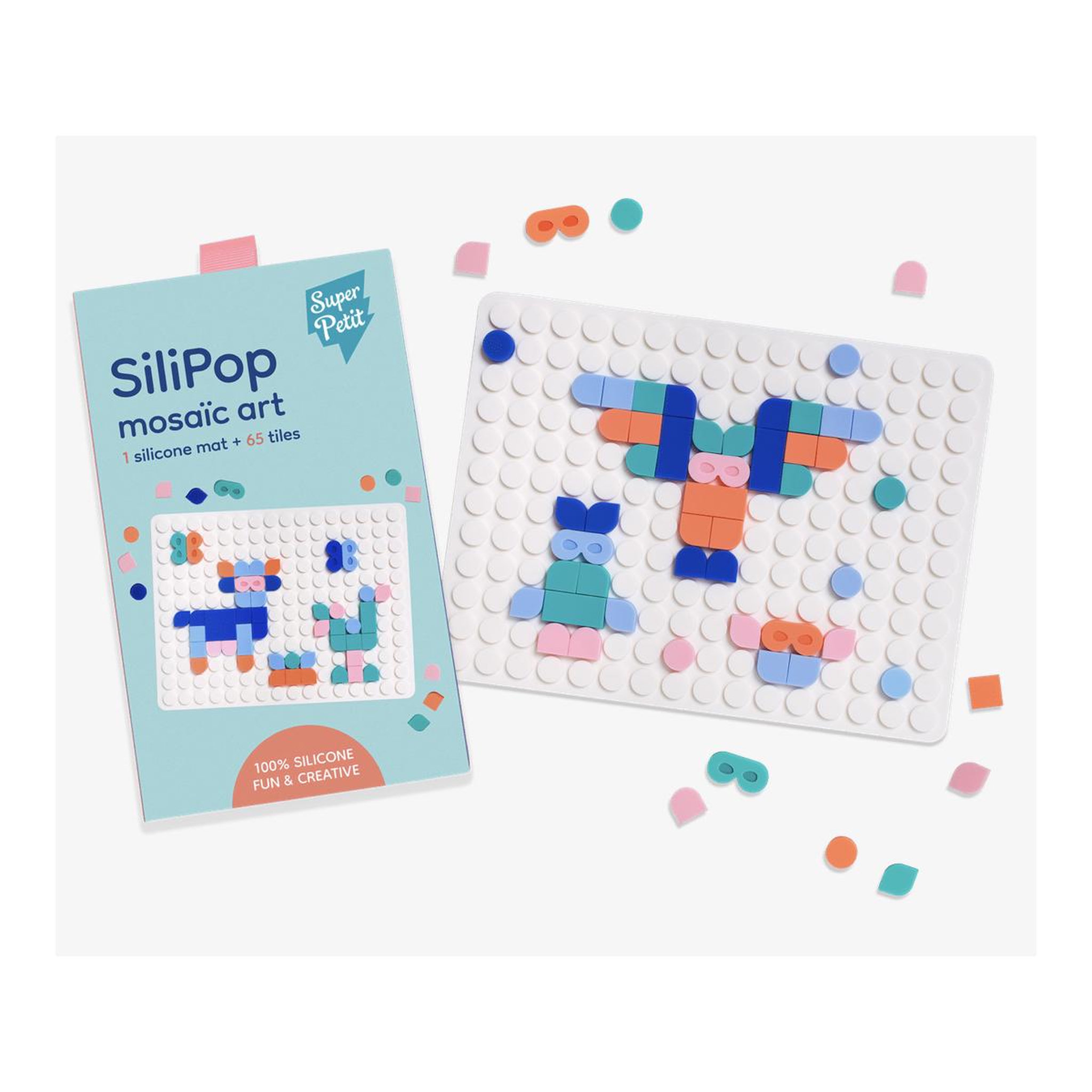 SUPER PETIT Silipop blanc - Jeux cretif de mosaique a clisper