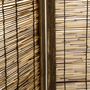 Voir la diapositive 5 : HOMCOM Paravent intérieur 4 panneaux pliables séparateur de pièce bois de paulownia roseau