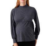 MAMALICIOUS T Shirt Manches longues  Femme Mamalicious Venice. Coloris disponibles : Bleu