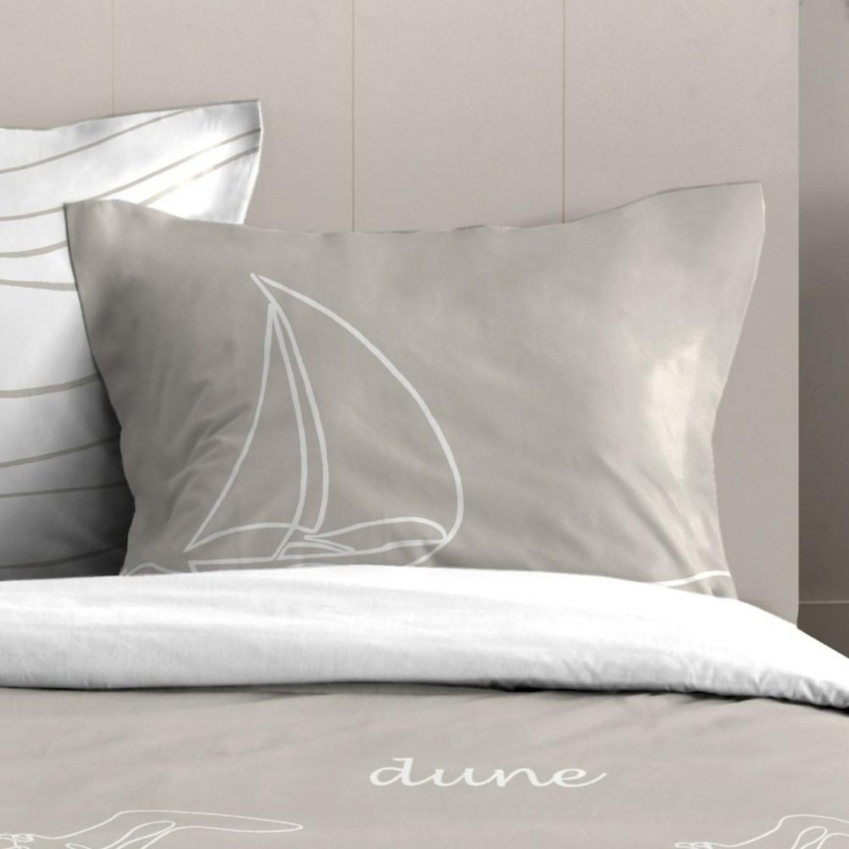STOF Housse de couette 260x240 DUNES + 2 taies coton 57 fils