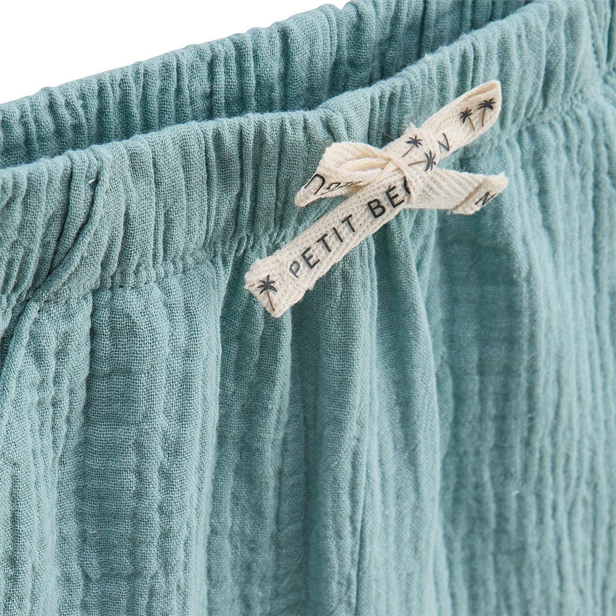 Petit Béguin Ensemble enfant t-shirt et short en gaze de coton Toucana