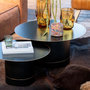 Voir la diapositive 5 : Paris Prix Table Basse en Métal  Border  80cm Noir