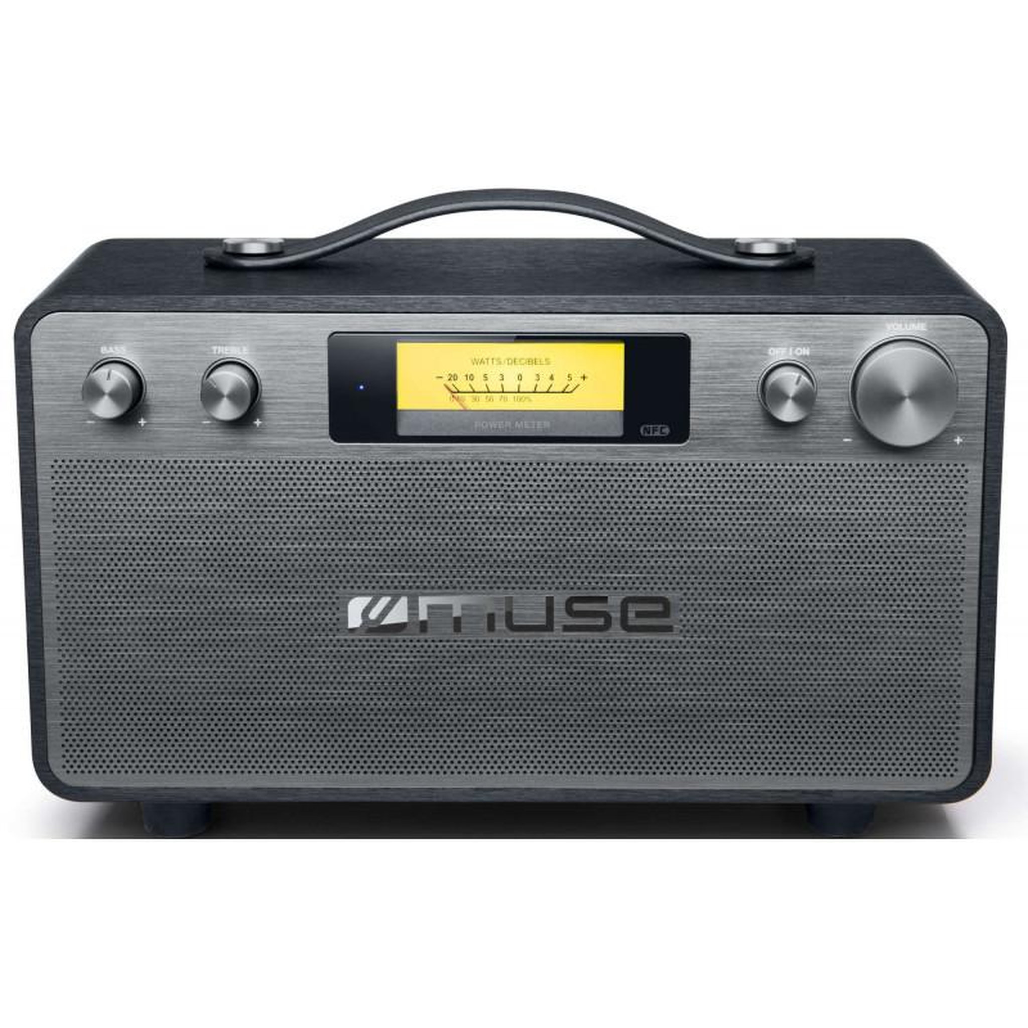 Voir la diapositive 2 : Muse Enceinte nomade bluetooth noir - m670bt