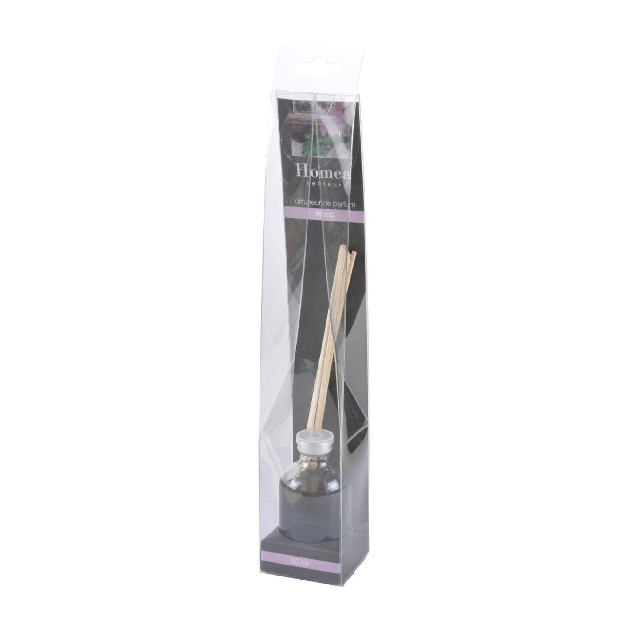 Voir la diapositive 2 : HOMEA Diffuseur de parfum  fresh  50ml musc