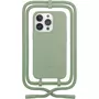 WOODCESSORIES Coque avec cordon iPhone 14 Pro Max Tour de cou vert