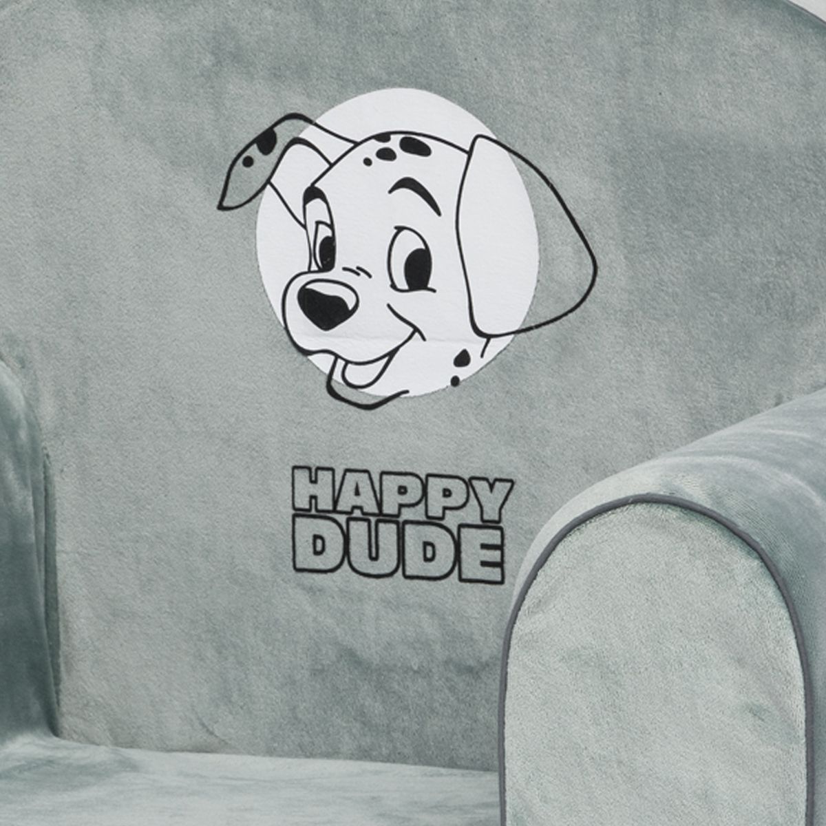 DISNEY Fauteuil club classique déhoussable 101 Dalmatiens
