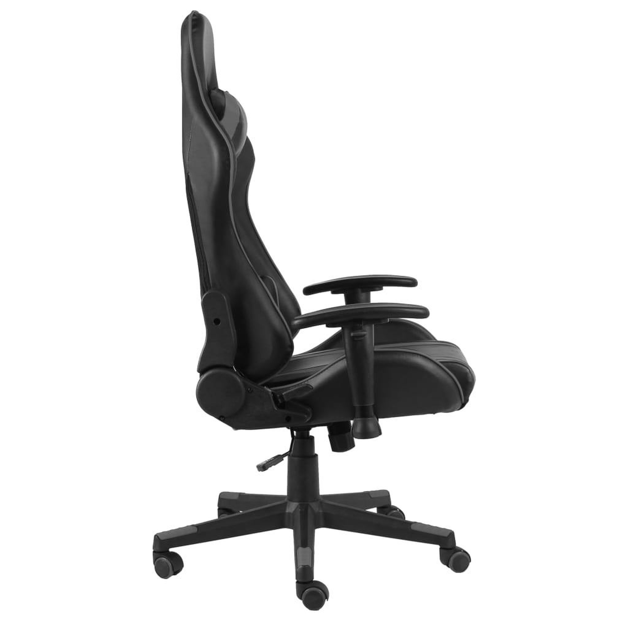 Voir la diapositive 3 : VIDAXL Chaise de jeu pivotante Gris PVC