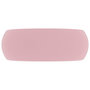 Voir la diapositive 4 : VIDAXL Lavabo rond de luxe Rose mat 40x15 cm Ceramique