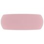 Voir la diapositive 4 : VIDAXL Lavabo rond de luxe Rose mat 40x15 cm Ceramique