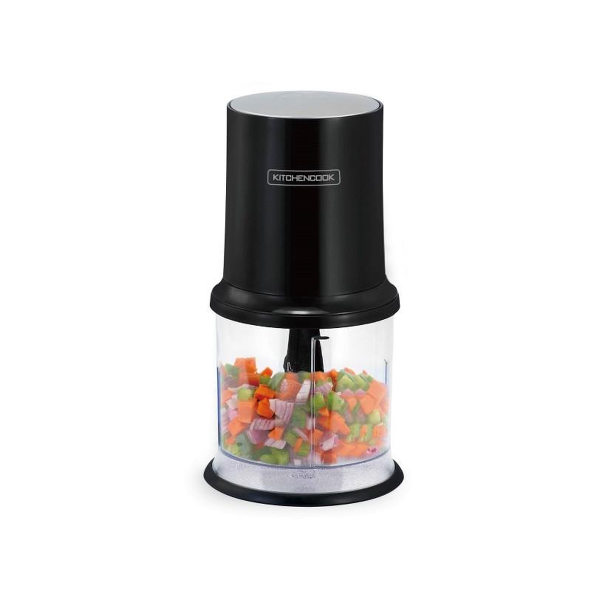 KITCHENCOOK Mini hachoir électrique avec lames en acier inoxydable mixpod400 black de kitchencook