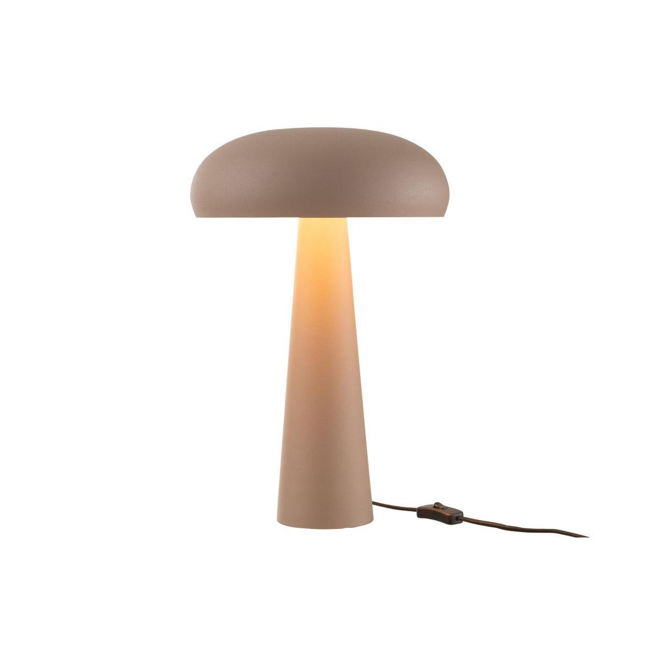 Voir la diapositive 2 : J-LINE Lampe à poser en métal  merle  43cm taupe