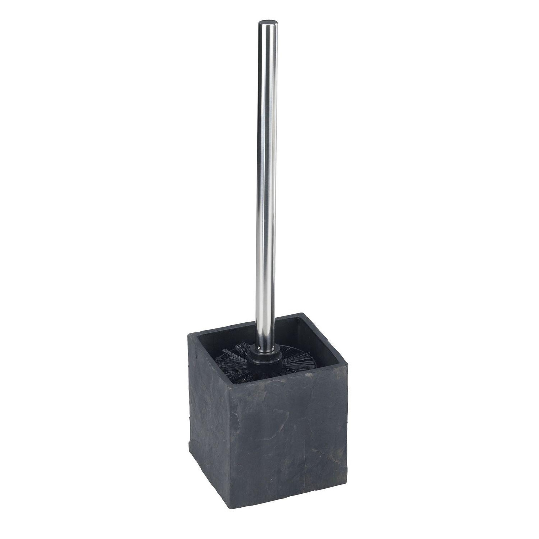 Wenko Brosse wc design ardoise slate - gris anthracite