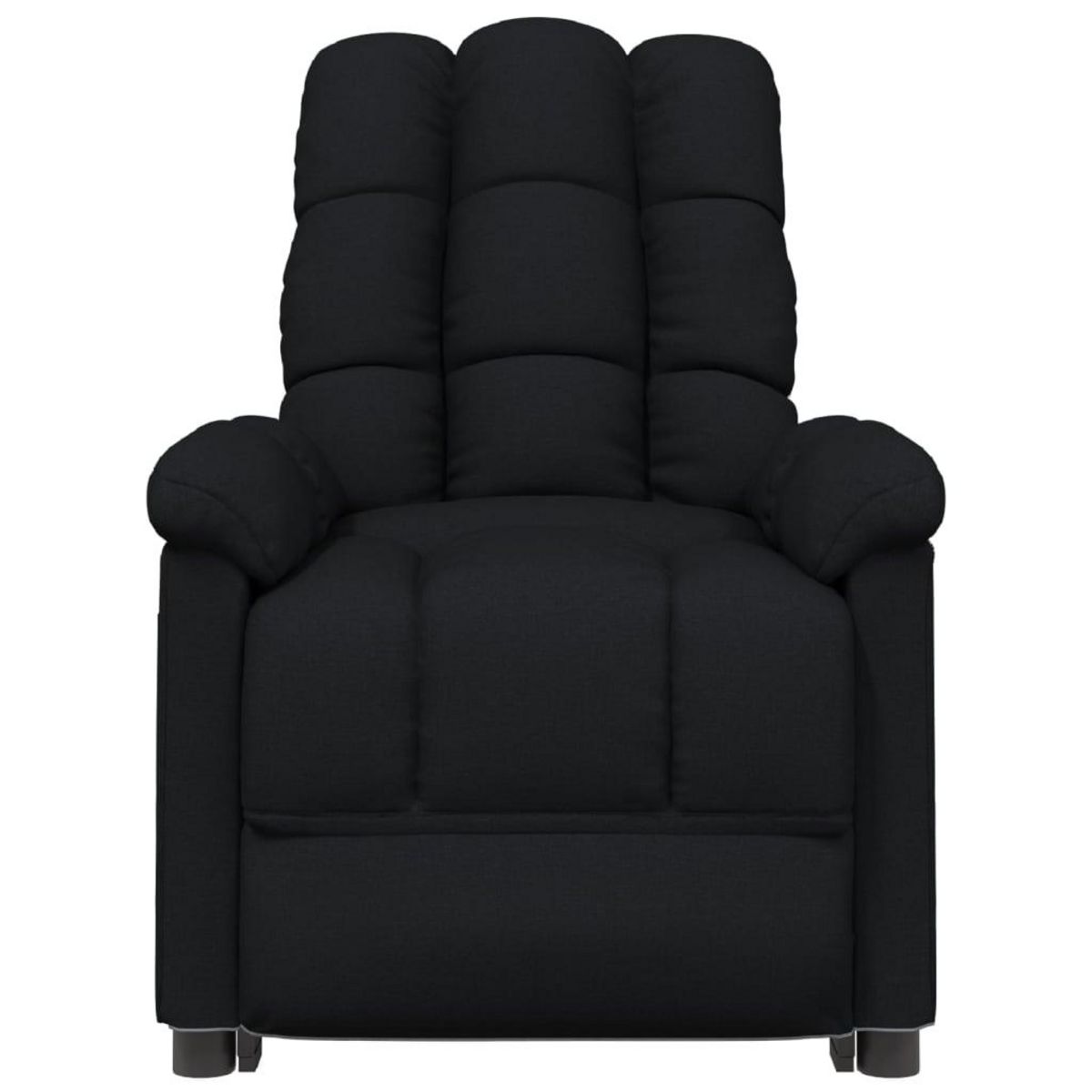 VIDAXL Fauteuil electrique de massage Noir Tissu
