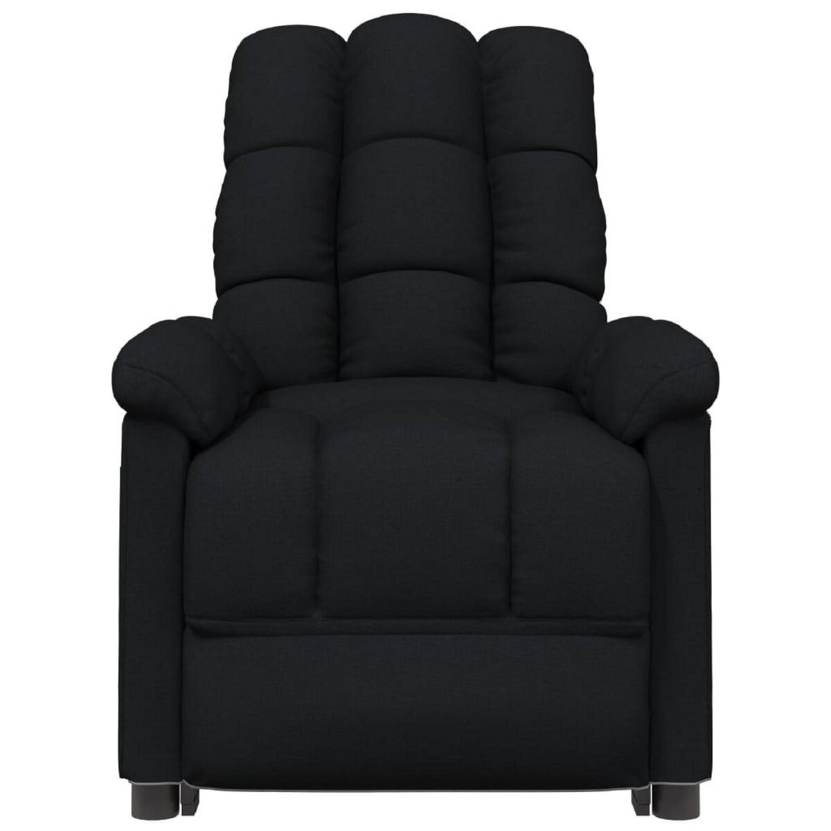 VIDAXL Fauteuil electrique de massage Noir Tissu