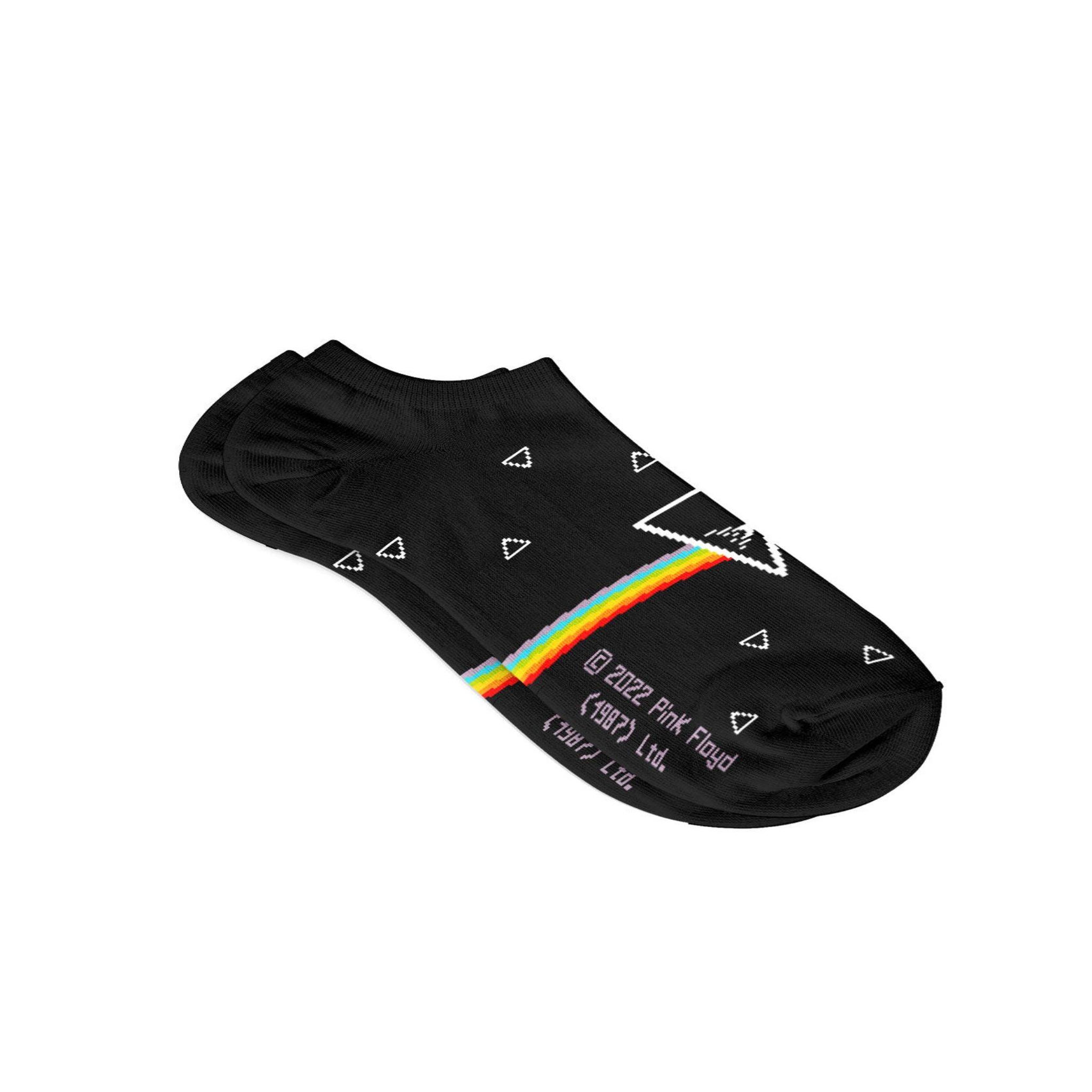 SOCK AFFAIRS Socquettes pink floyd, dark side of the moon. Coloris disponibles : Noir