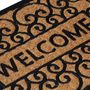 Voir la diapositive 5 : VIDAXL Tapis de porte demi-rond 45x75 cm caoutchouc et fibre de coco