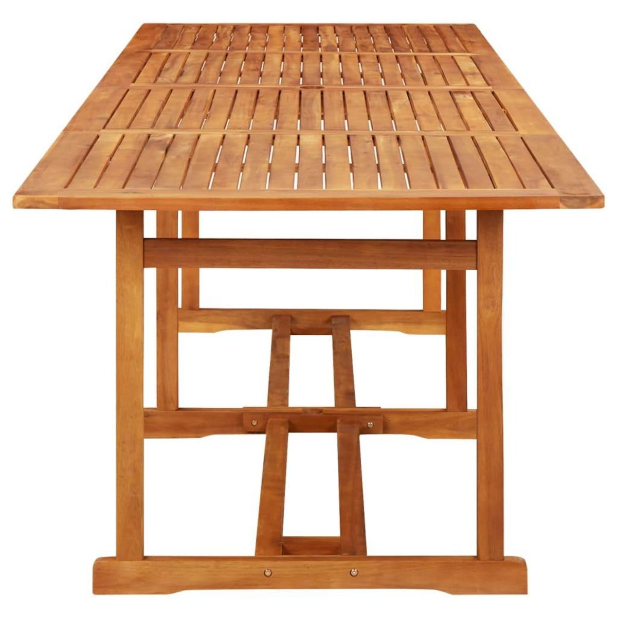 VIDAXL Table a dîner de jardin 280x90x75 cm Bois d'acacia massif