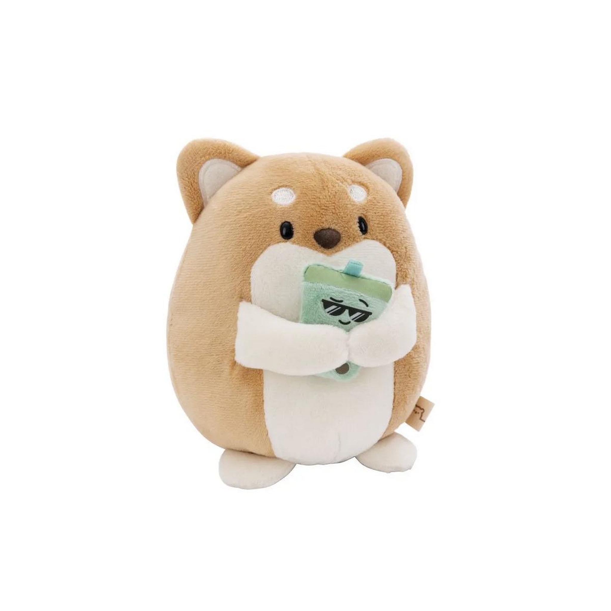 Nici Peluche chien Hiro avec Bubble Tea
