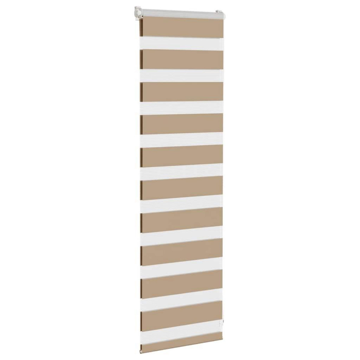 VIDAXL Store zebre marron sable largeur du tissu 40,9 cm polyester
