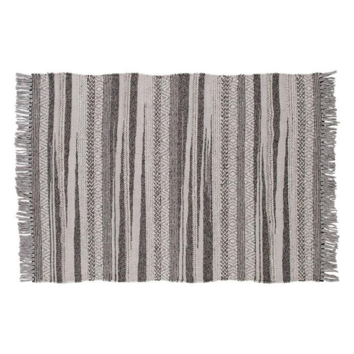 Paris Prix Tapis Déco en Laine  Alwar  170x240cm Gris Foncé