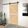 Voir la diapositive 1 : VIDAXL Porte 90x210 cm Bois de pin massif
