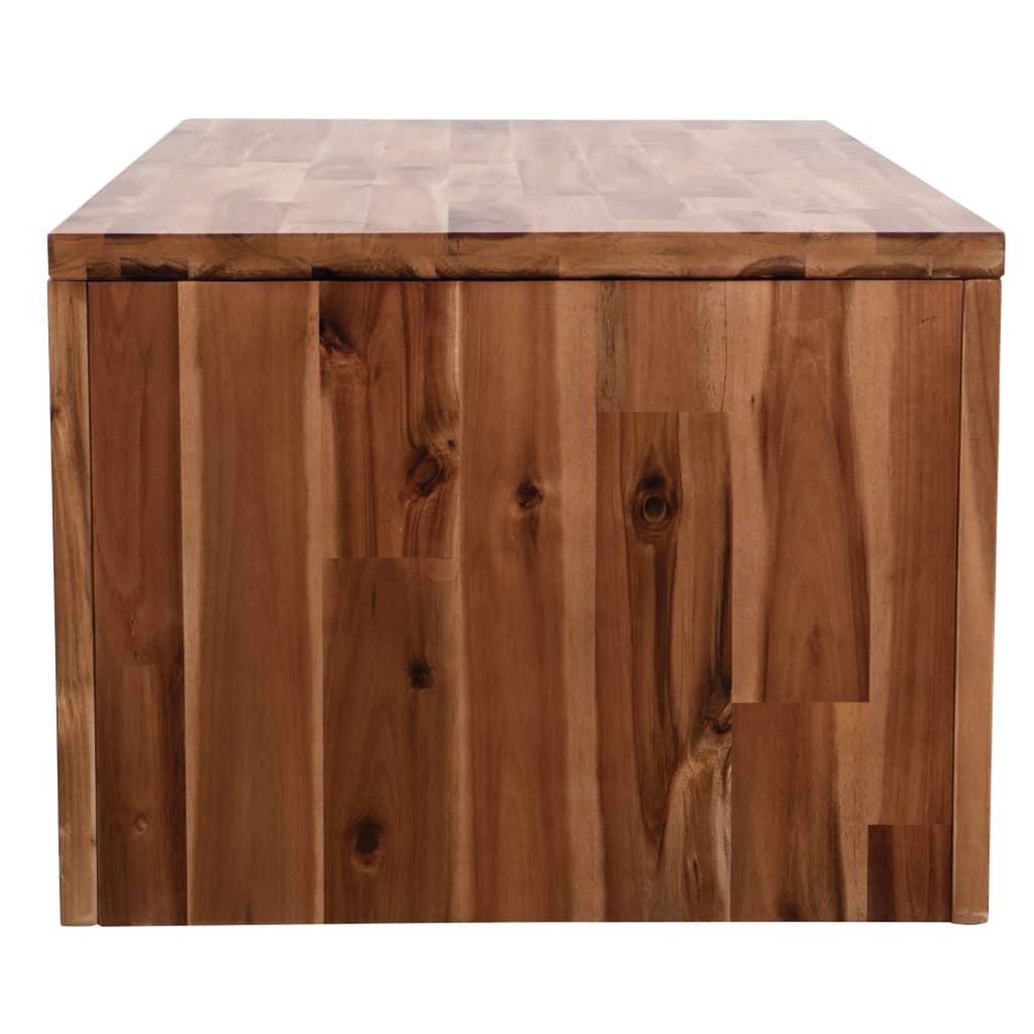 Voir la diapositive 3 : VIDAXL Table basse Bois d'acacia massif 90x50x37,5 cm
